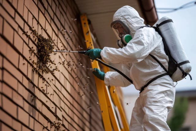 Intervention professionnelle guêpes à Saint-Étienne par Nuisi'Guard