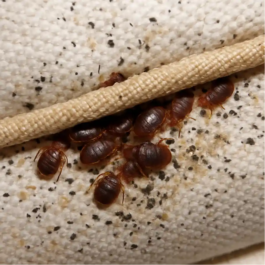 punaises de lit cachés dans matelas