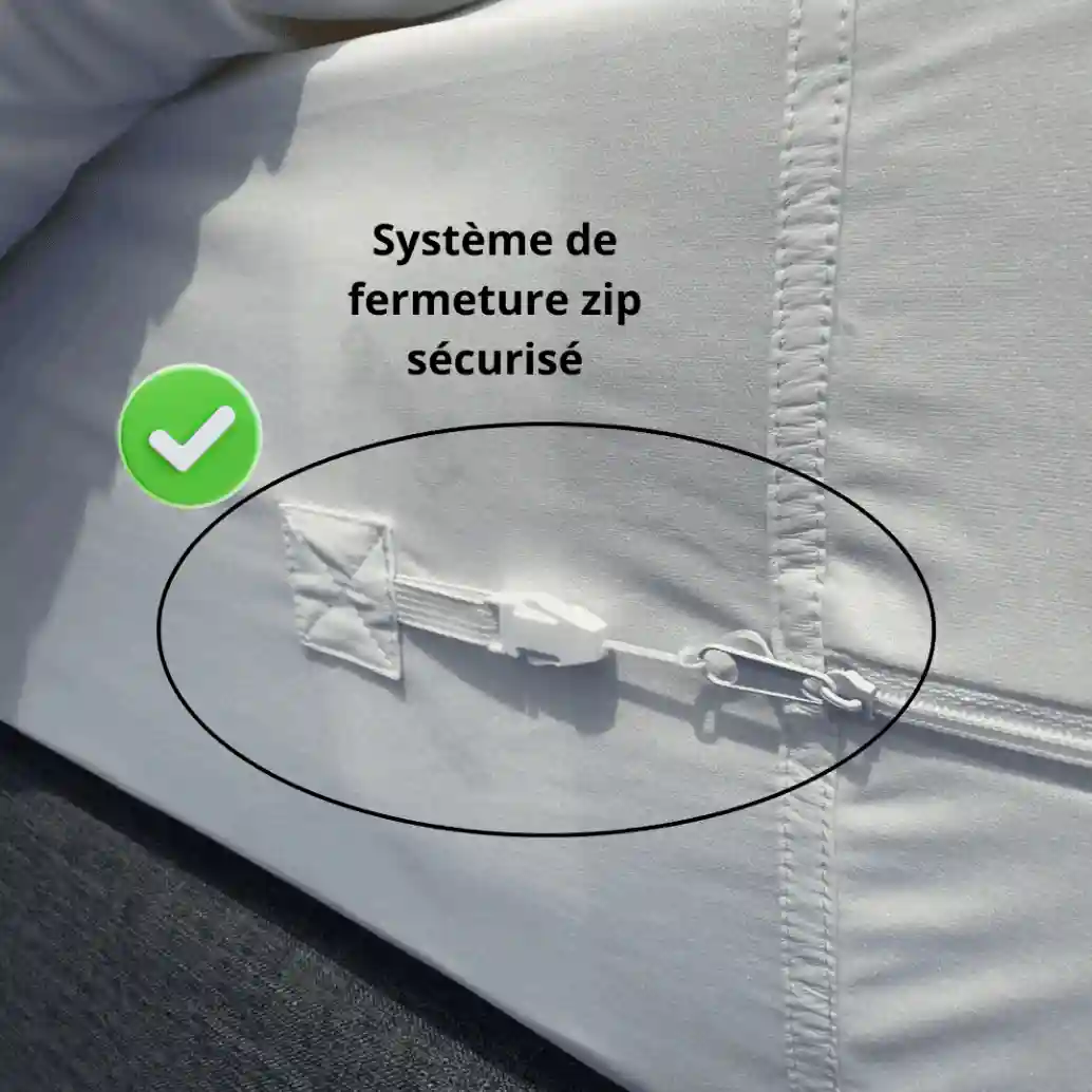 Housse anti punaise de lit conforme : fermeture éclair étanche et protection complète