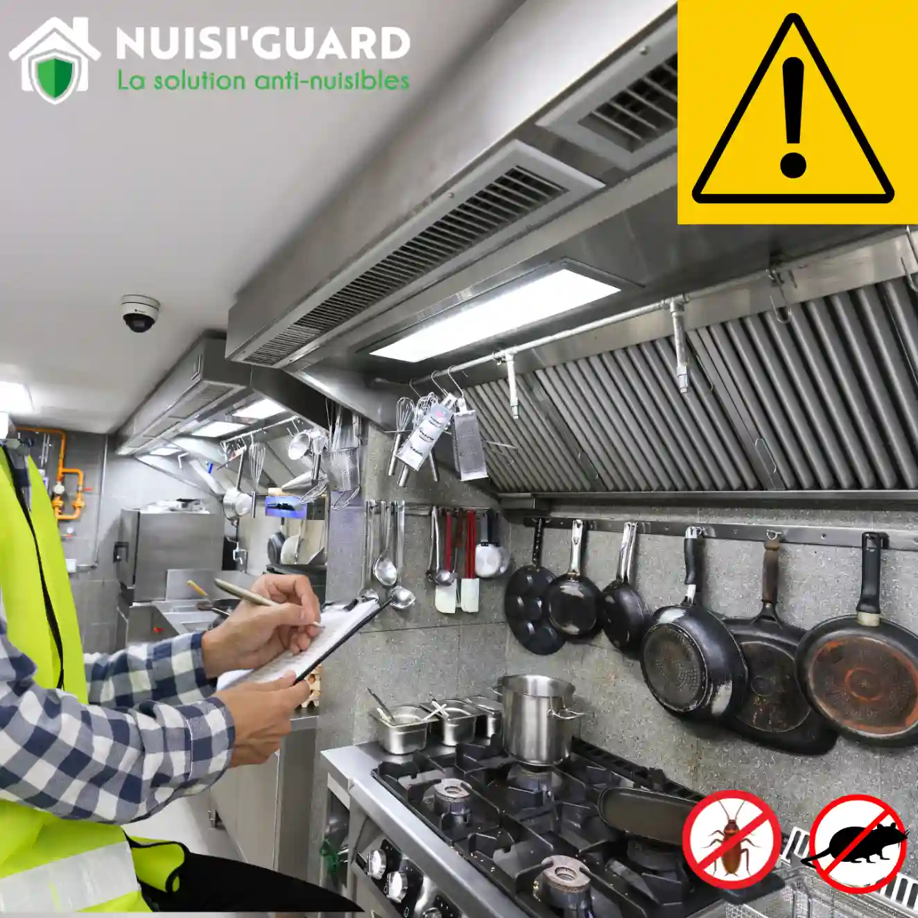 Dératisation et traitement cafards pour restaurants professionnels à Lyon